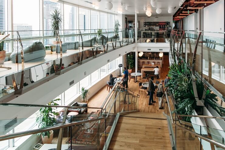 WeWork coworking space