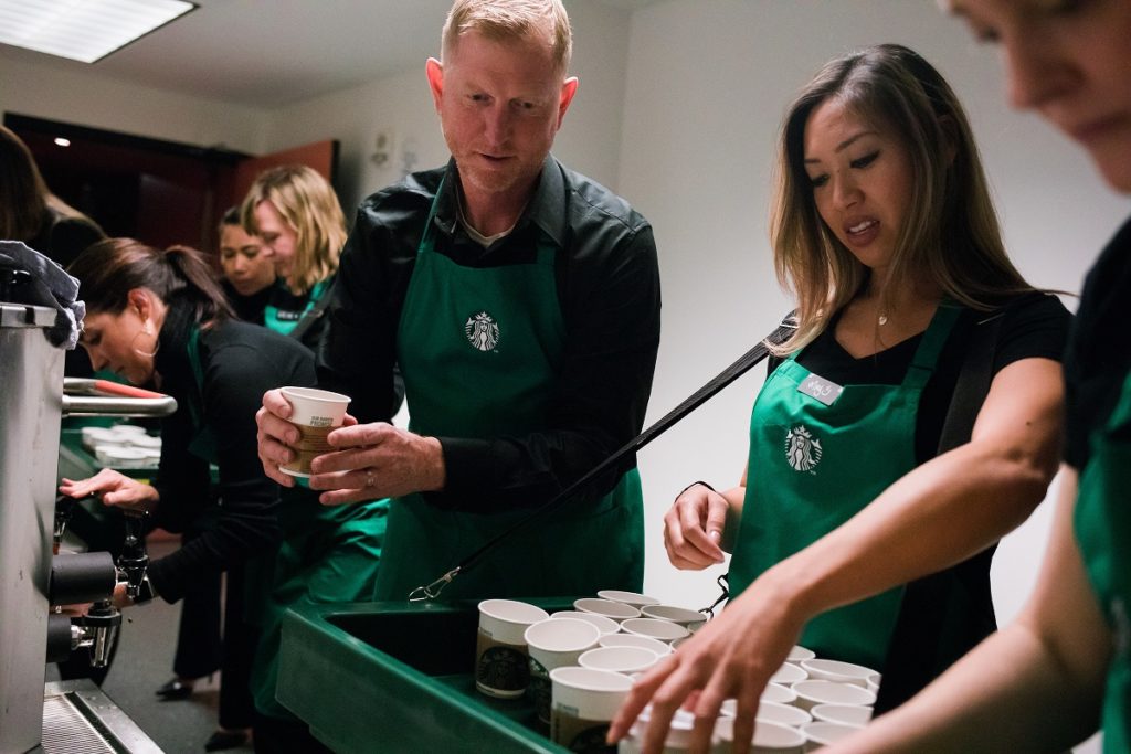Starbucks race training
