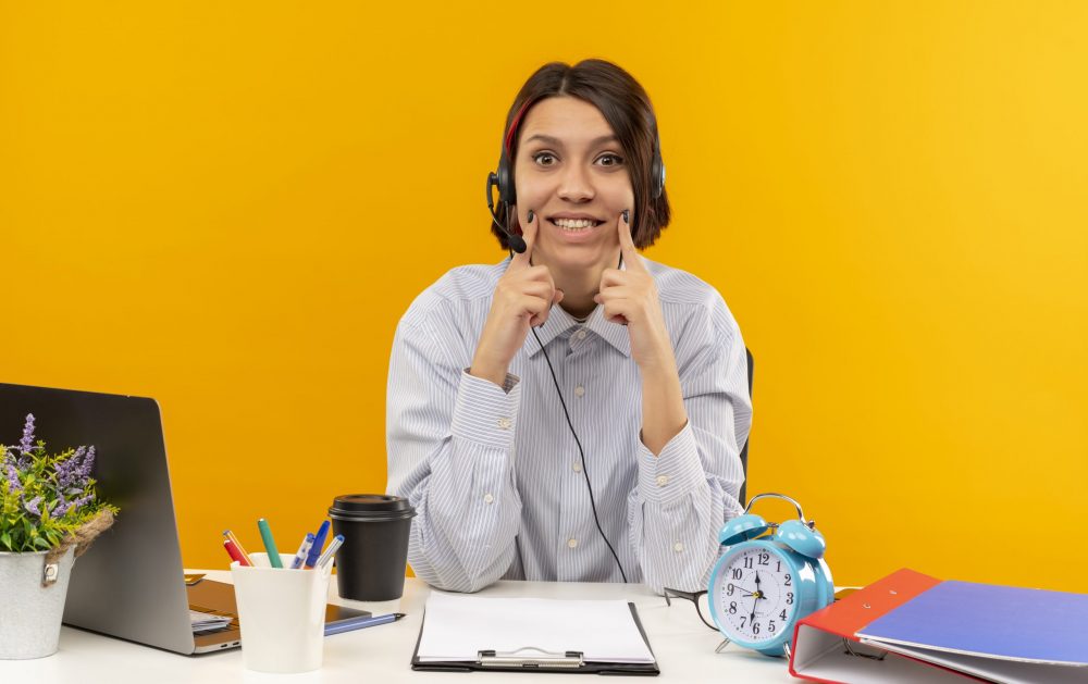 Forceful smiling at workplace