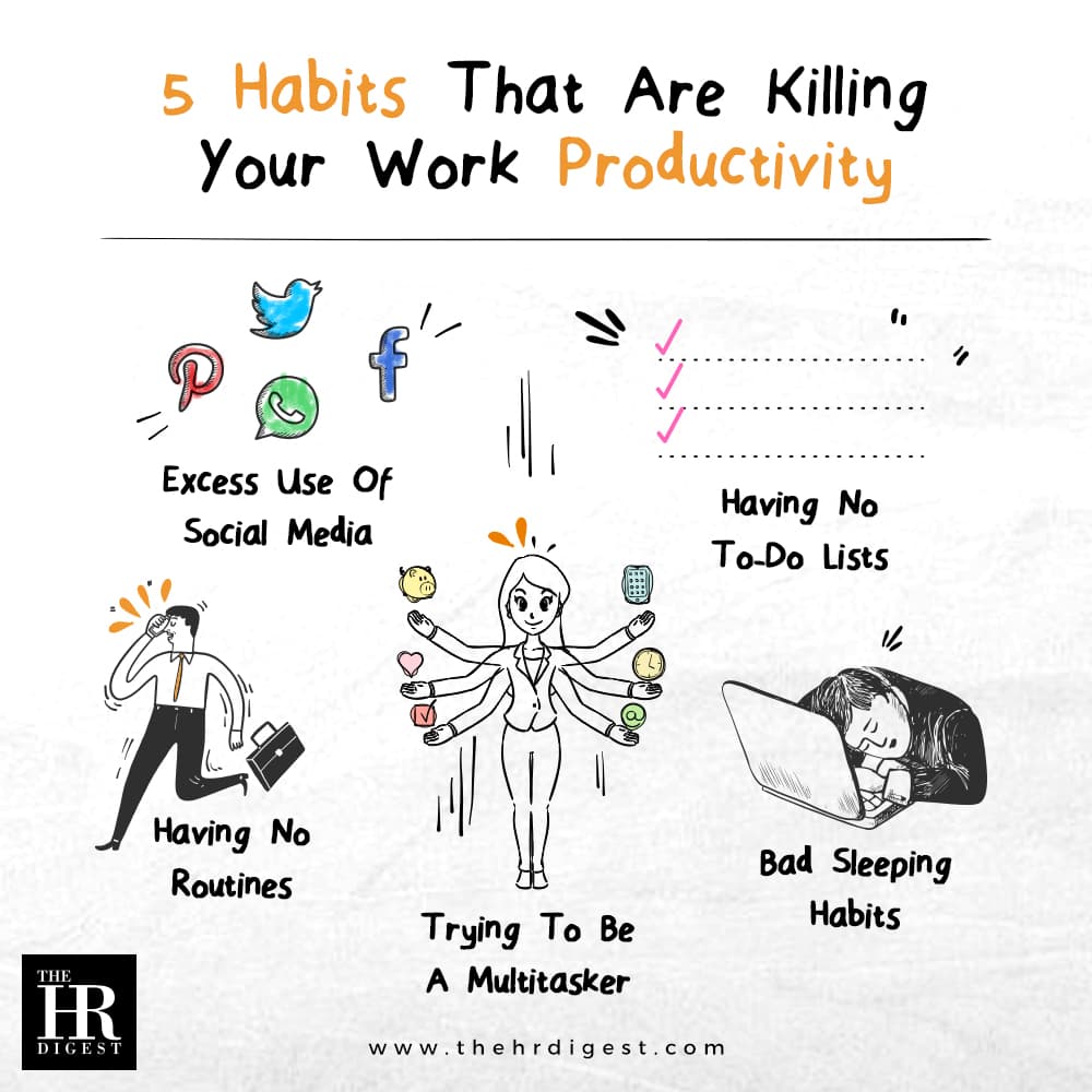 5 Habits That Are Killing Your Work Productivity