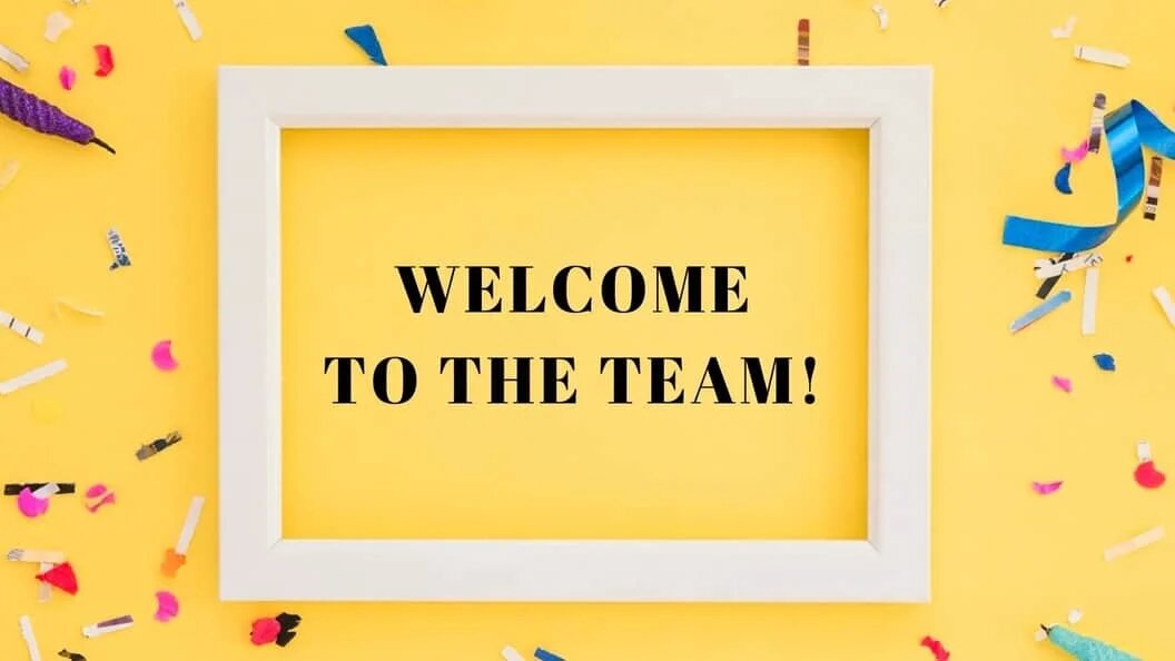 New employee welcome email message