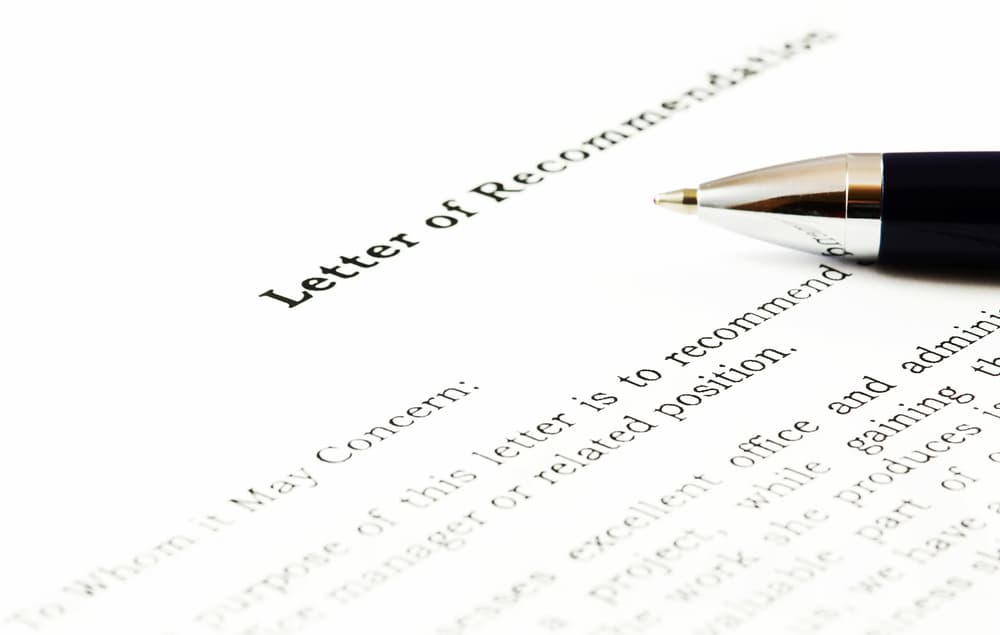 sample letter of recommendation templates