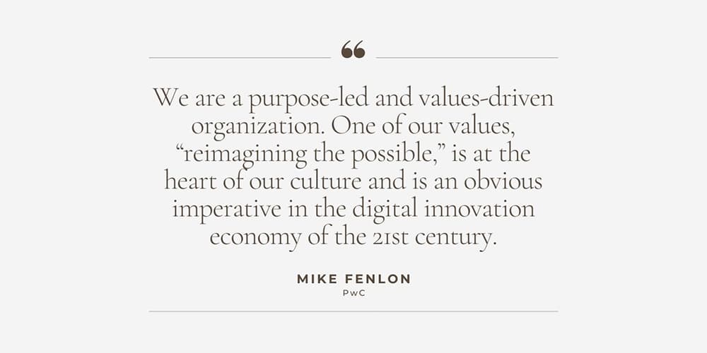 Mike Fenlon PwC Quote 