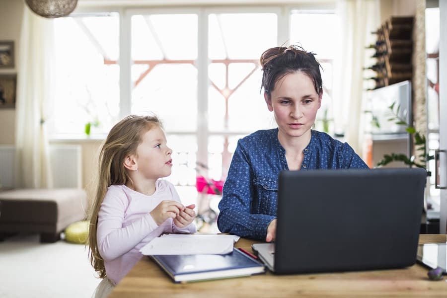 work from home tips for parents