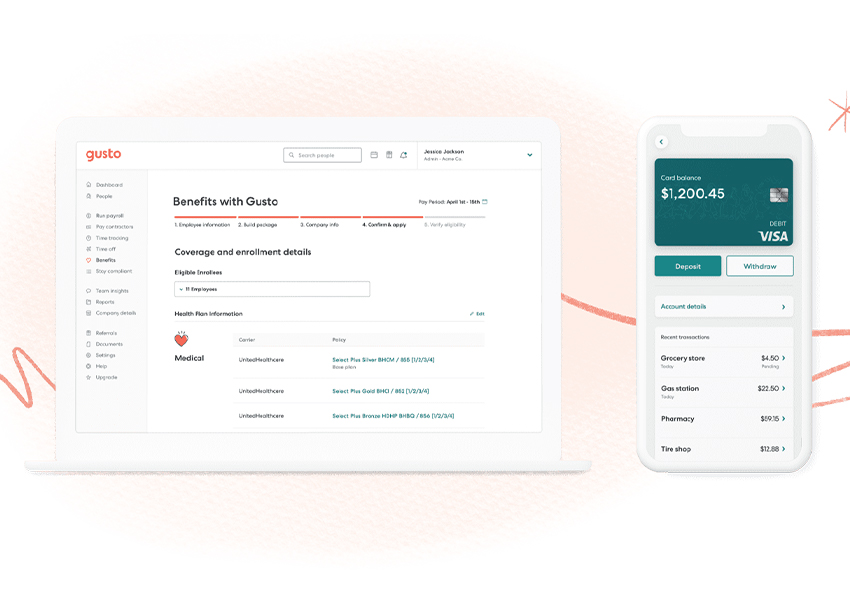 Gusto best HR software
