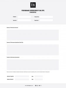How to Use Performance Improvement Plan Template 