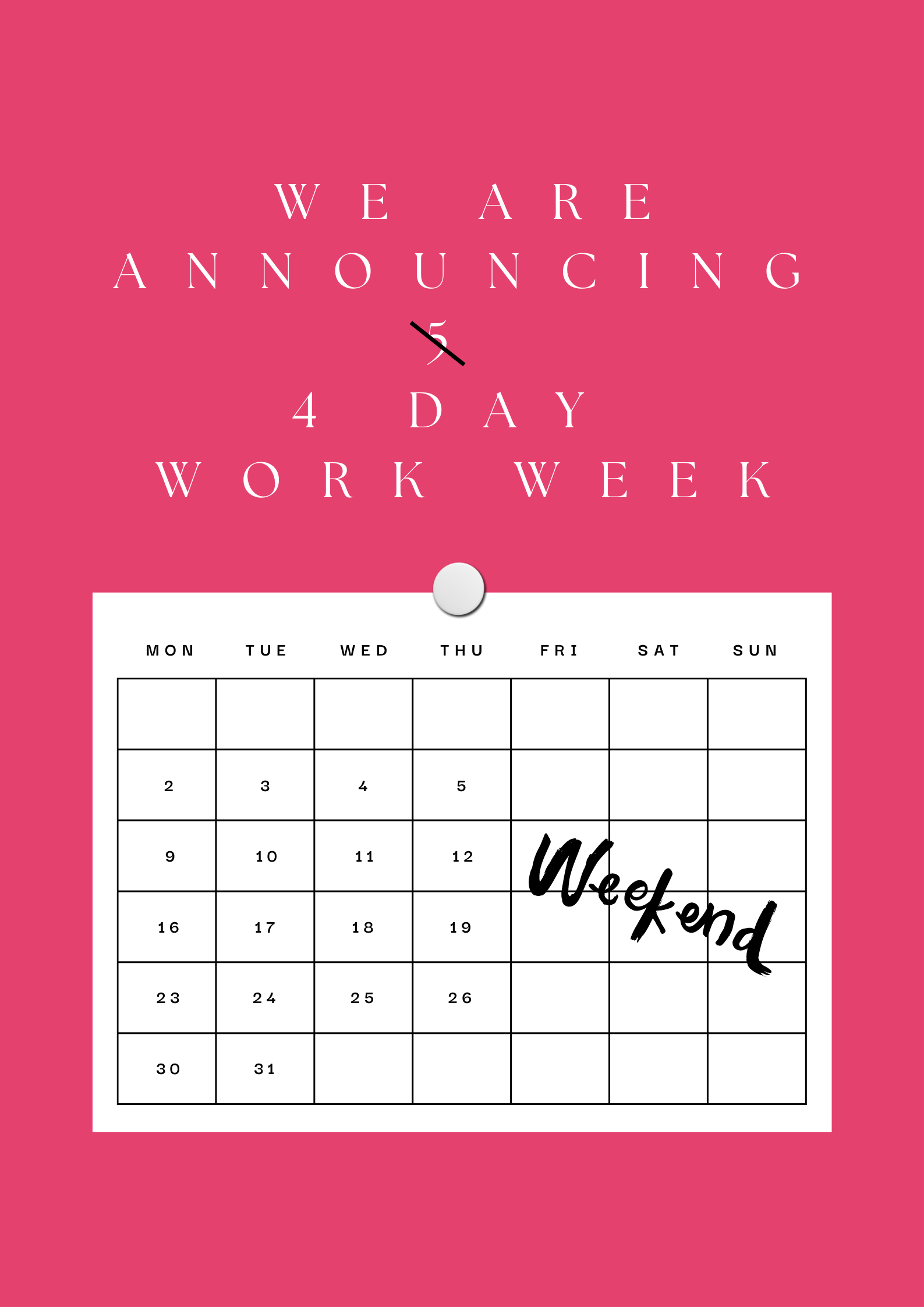 The Impact of a 4-Day Work Week