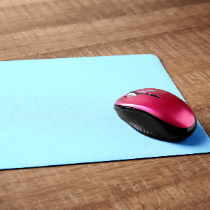 A novelty mouse pad.