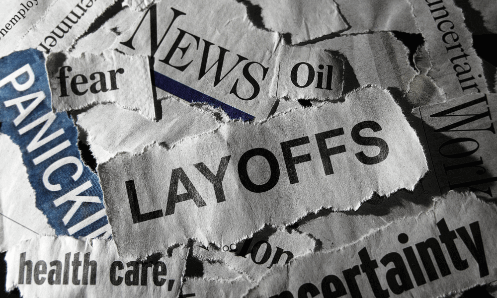 Layoff of employees